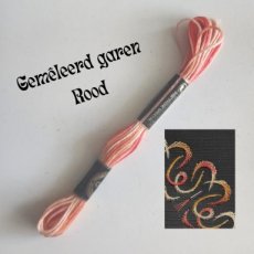 Gemêleerd garen Rood